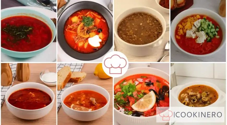 Soups with tomato paste