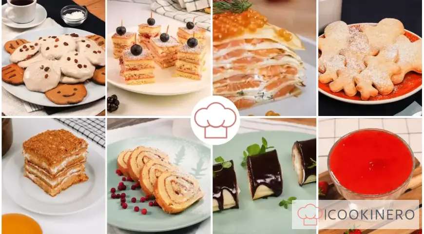 Desserts with sour cream