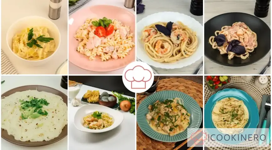 Pasta with cream