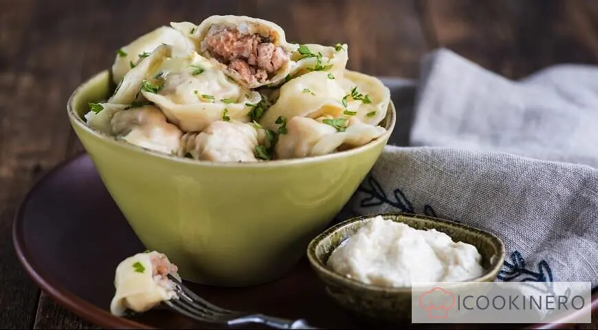Knödel mit Fisch