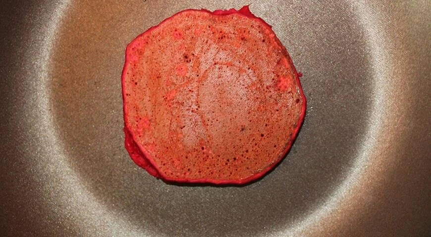 English beetroot pancakes