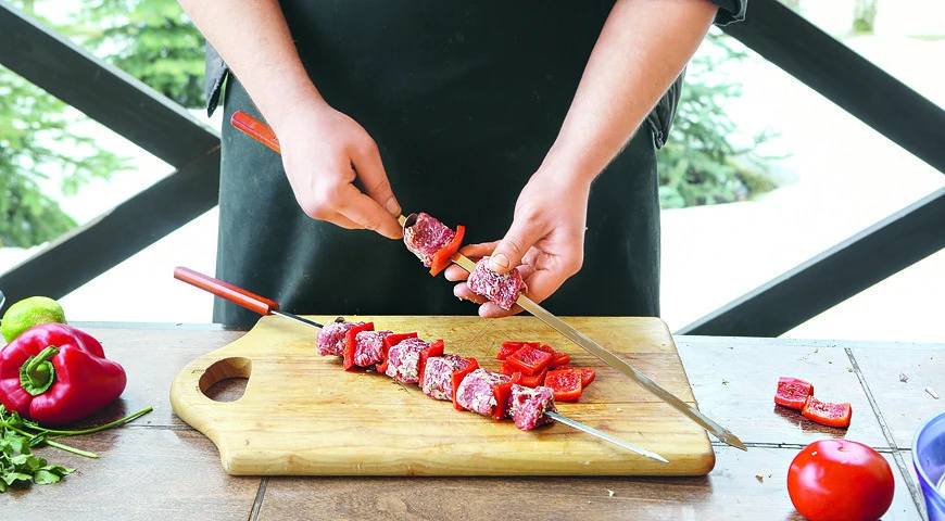 The fastest beef skewers