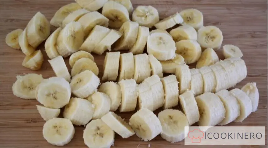 Helado de plátano casero