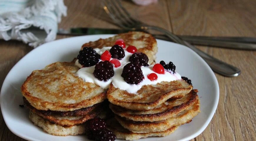 Pancakes from a mixture of multi-grain cereals