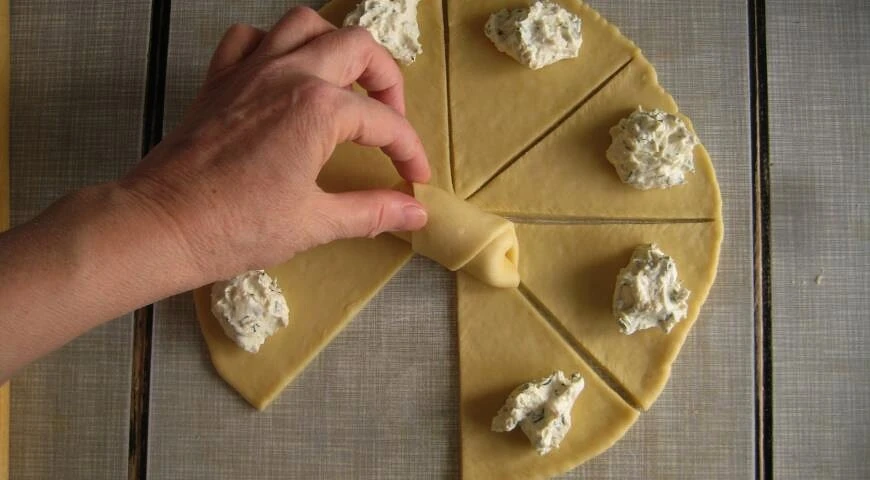 Brötchen mit Feta-Käse