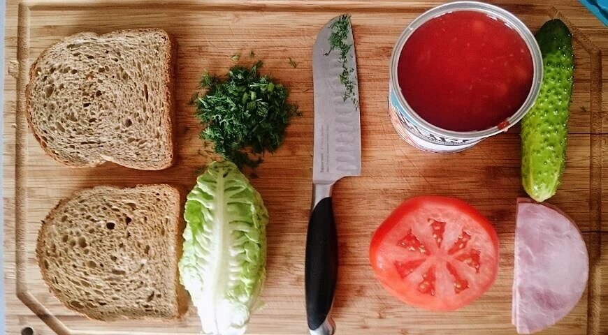 Hipster-Frühstücks-Sandwich