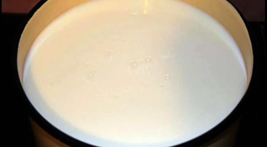 Mozzarella from milk at home