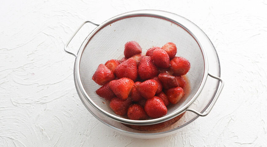 Tarte de carême aux fraises