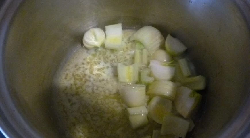 Soupe aux champignons et casserole de pâtes