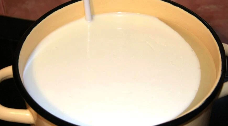 Mozzarella aus Milch zu Hause