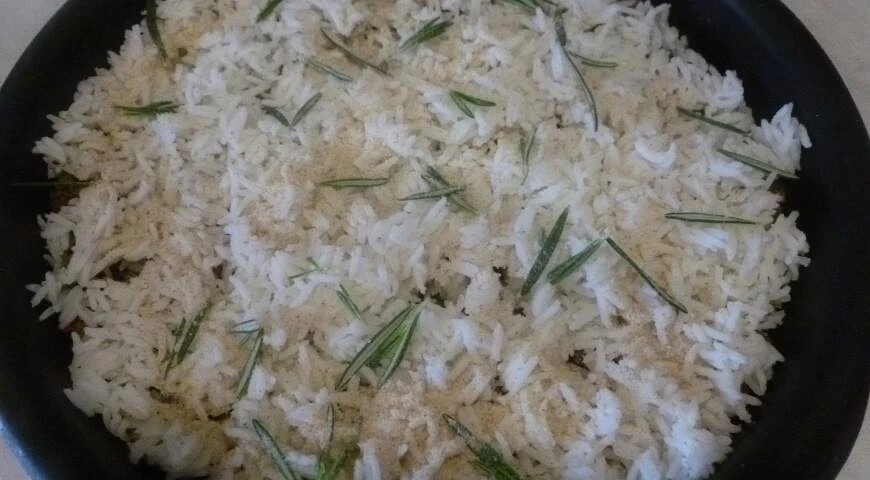 Cazuela de arroz con carne picada para niños