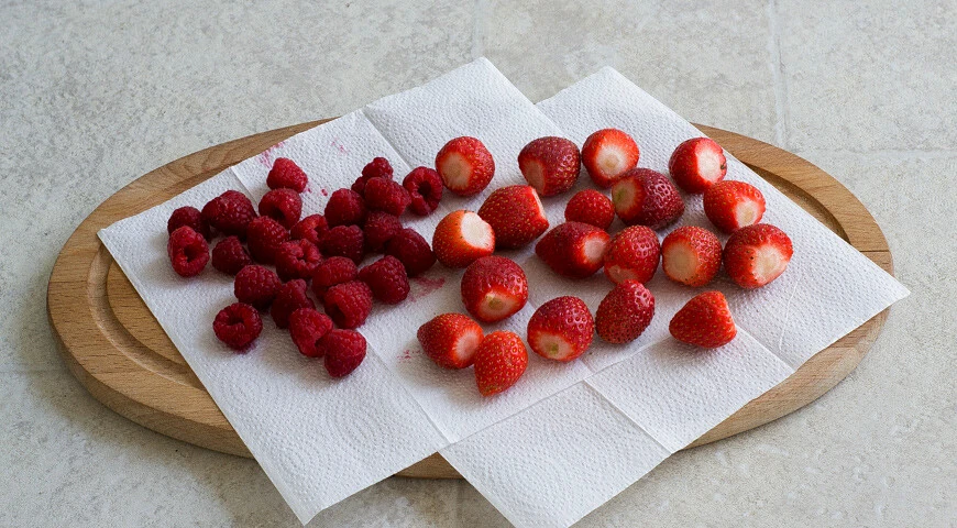 Kuchen mit Mascarpone und Erdbeeren