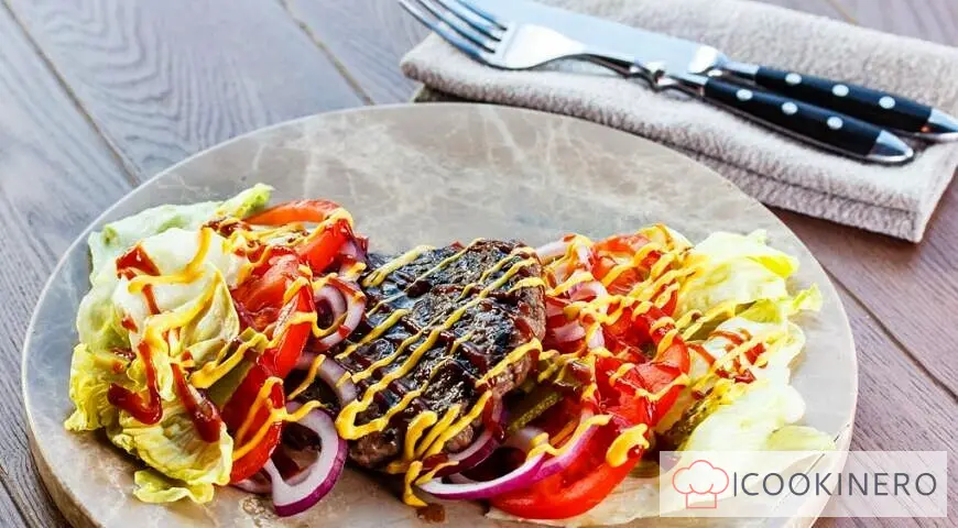 Hamburguesa fresca