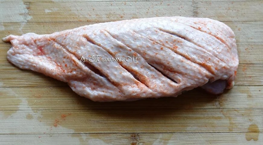 Magret de canard avec riz et sauce carotte épicée
