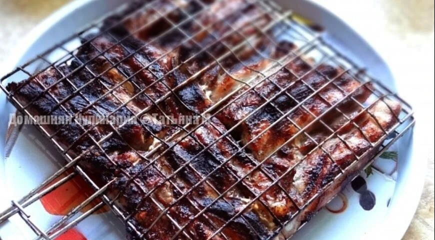 Grilled pork ribs (quick recipe)