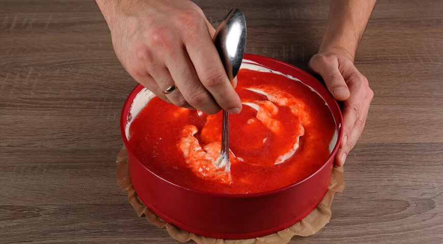 Gâteau au fromage aux fraises sans cuisson