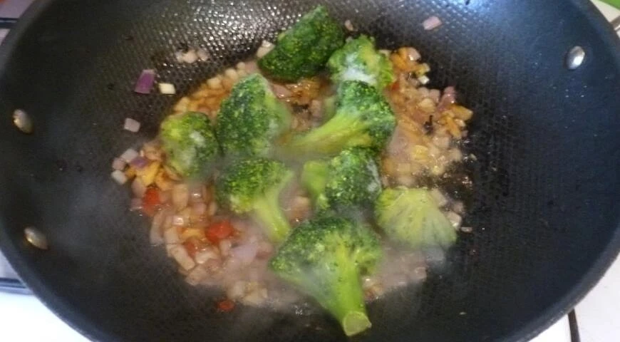 Wok de porc aux brocolis