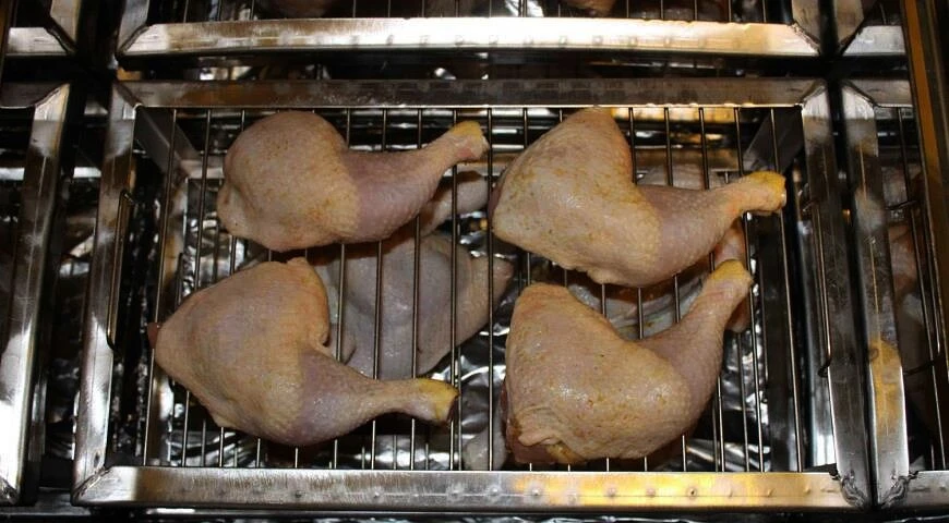 Heiß geräuchertes Hähnchen