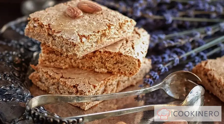 Almond cake according to GOST