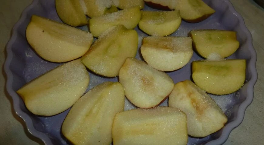 Manzanas al horno con crema