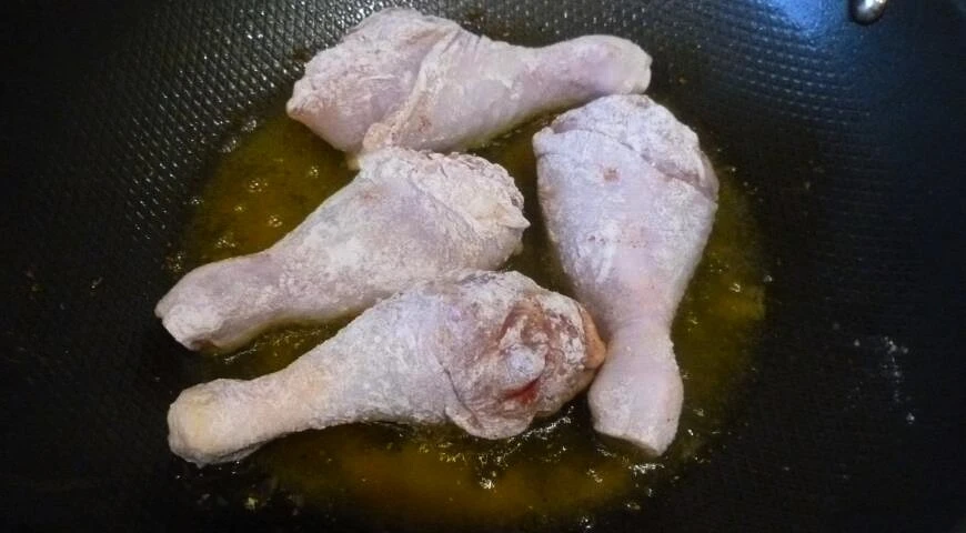 Pollo piccante croccante con cous cous
