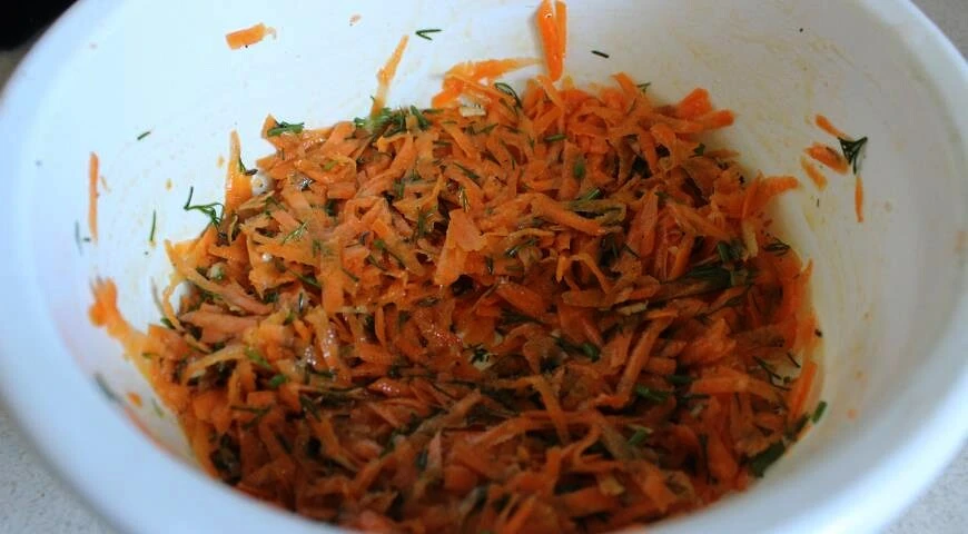 Fresh carrot salad "Health"