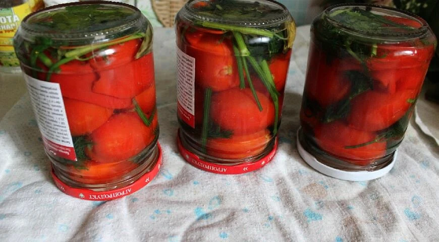 Tomates Encurtidos Con Pimientos Dulces