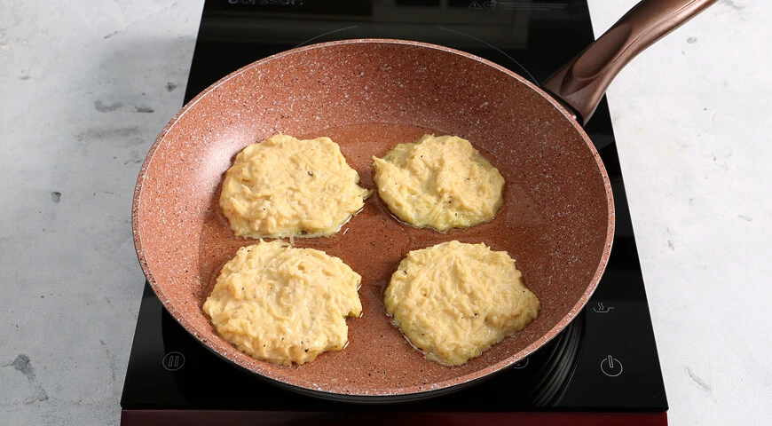 Potato pancakes in the oven
