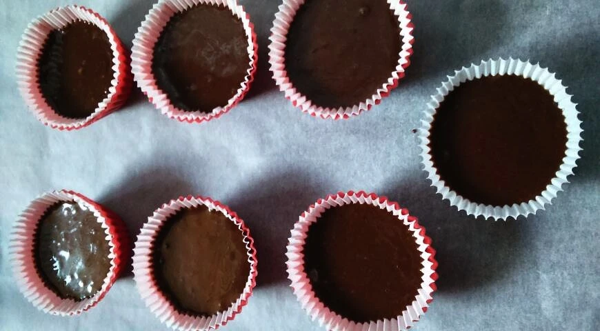 Schokoladenmuffins mit Kakao