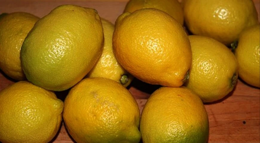 Gesalzene Zitronen mit Gewürzen für die marokkanische Küche