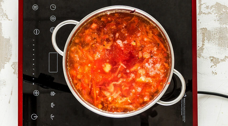 Lenten borscht, a classic recipe