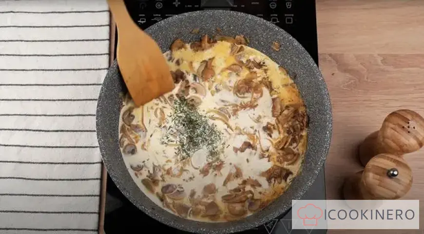Champignons in Sahne