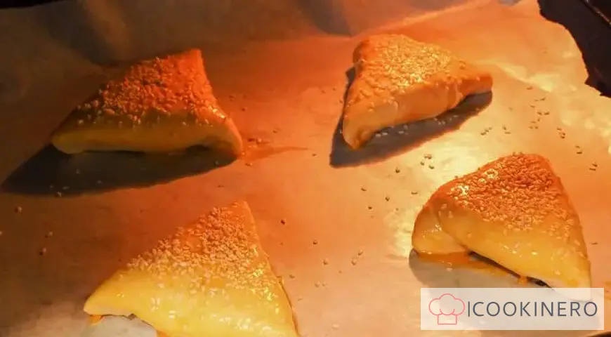 Samsa with minced meat