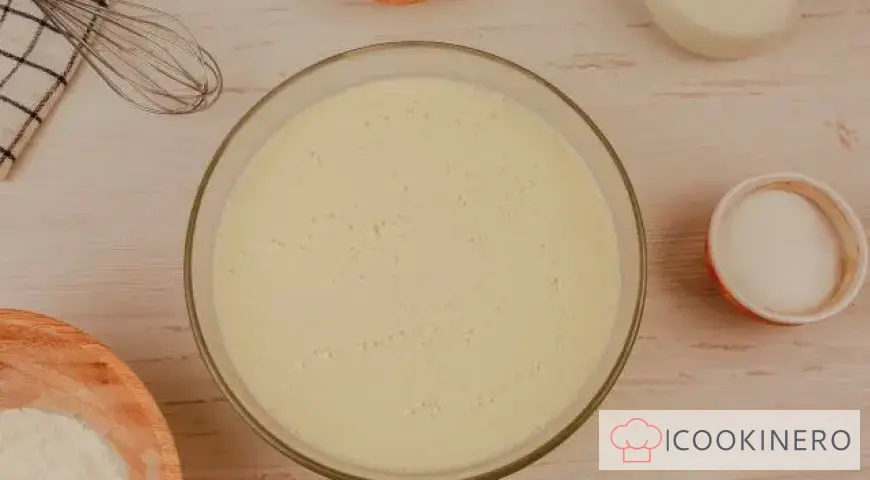 Pfannkuchen mit Kondensmilch