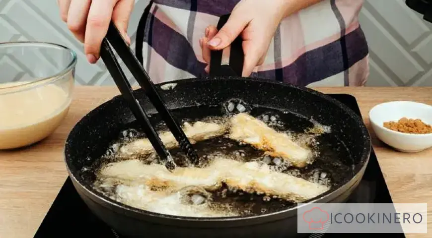 Krabbenstäbchen im Mayonnaise-Teig