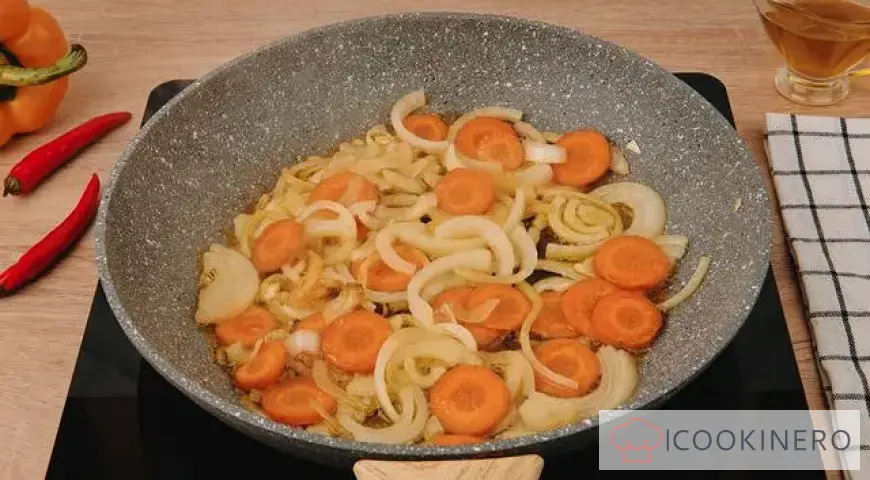 Pork ribs with pumpkin