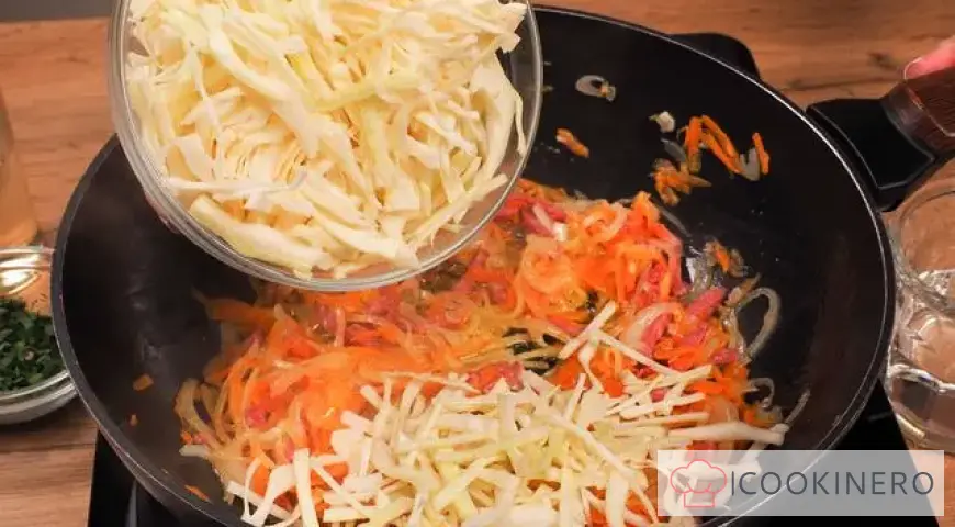 Bigos with sausage