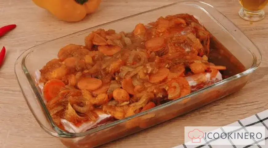 Pork ribs with pumpkin
