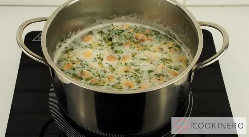 Mushroom milk soup