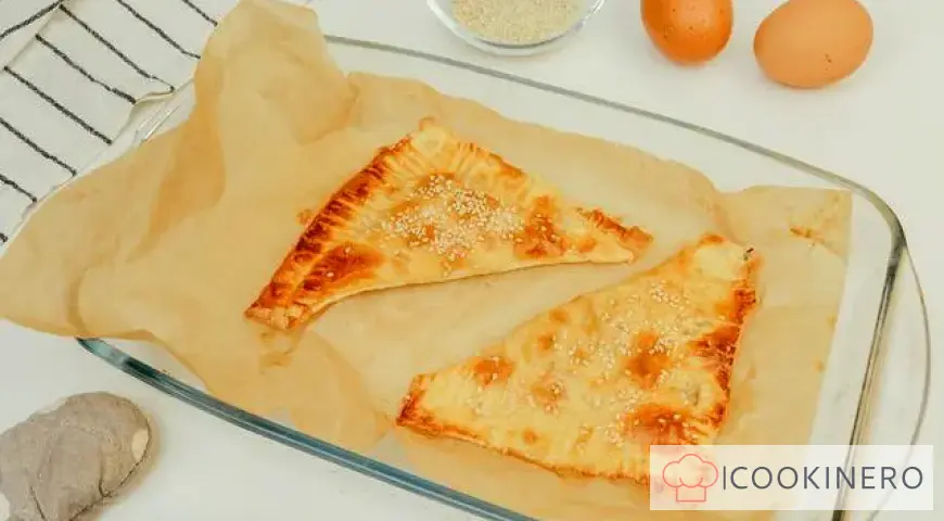 Pâte feuilletée aux champignons