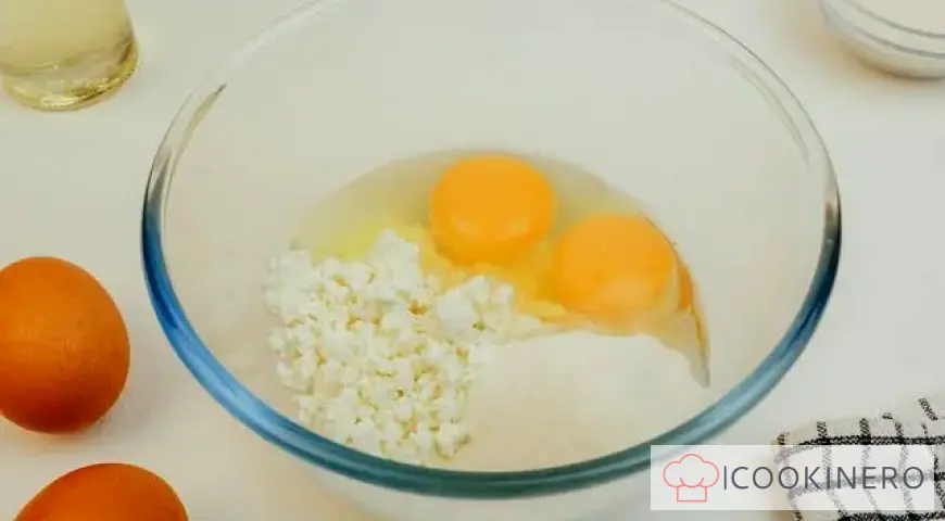 Omelett mit Hüttenkäse