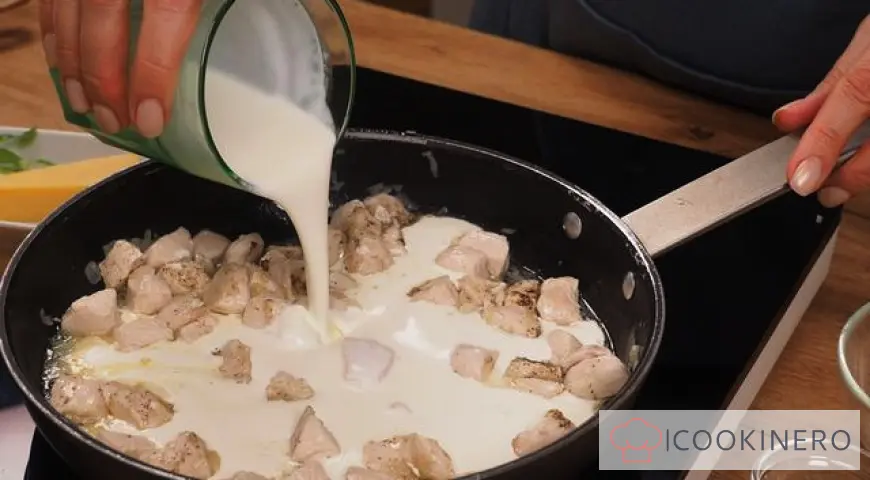 Fettuccine mit Hühnchen