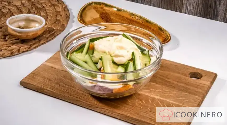 Ensalada "Oriental" con Maíz y Pepino