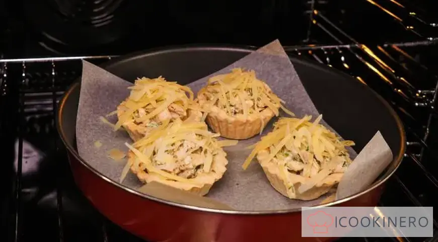 Tartaletas de pollo al horno