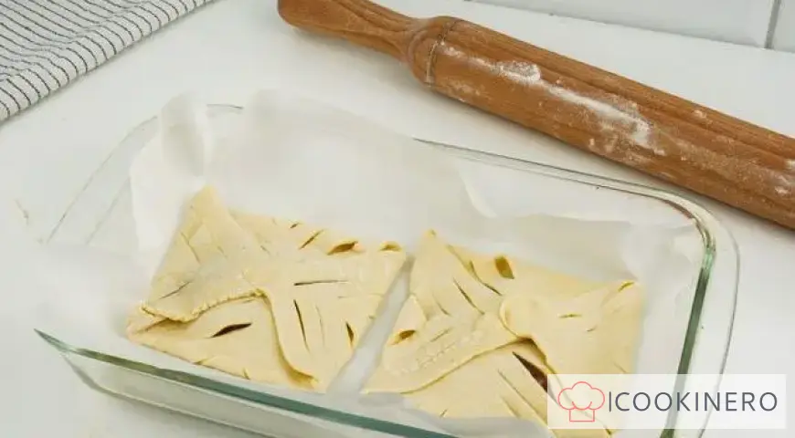 Sfogliatine con confettura di mango e pesca
