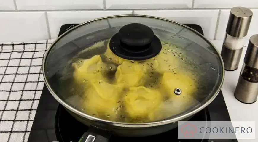 Manti with chicken