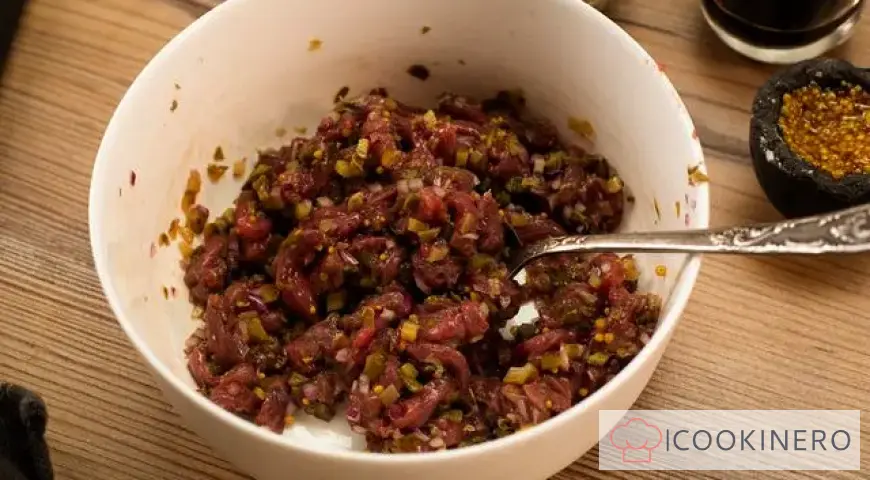 Tartare de bœuf simple