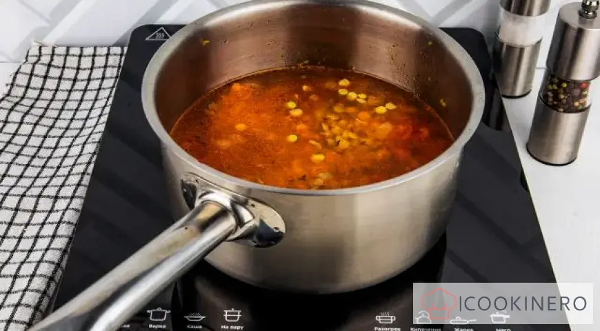 Rote Linsensuppe Püree