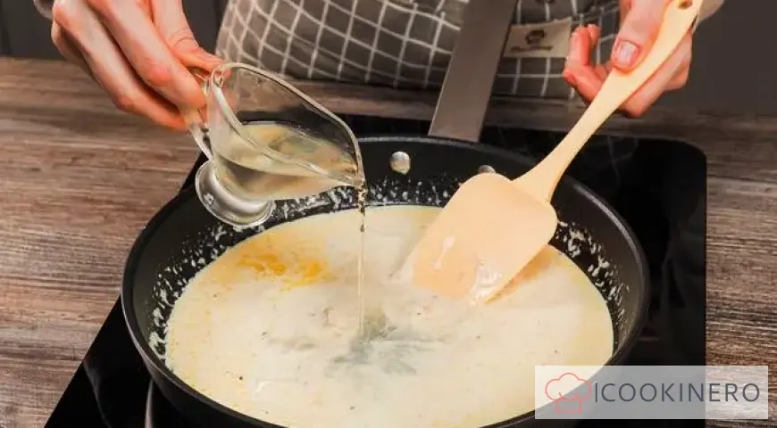 Salsa de champiñones con queso