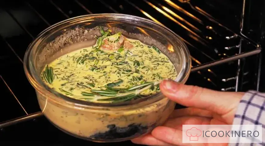 Salmon steak in creamy sauce with potatoes and lemon juice